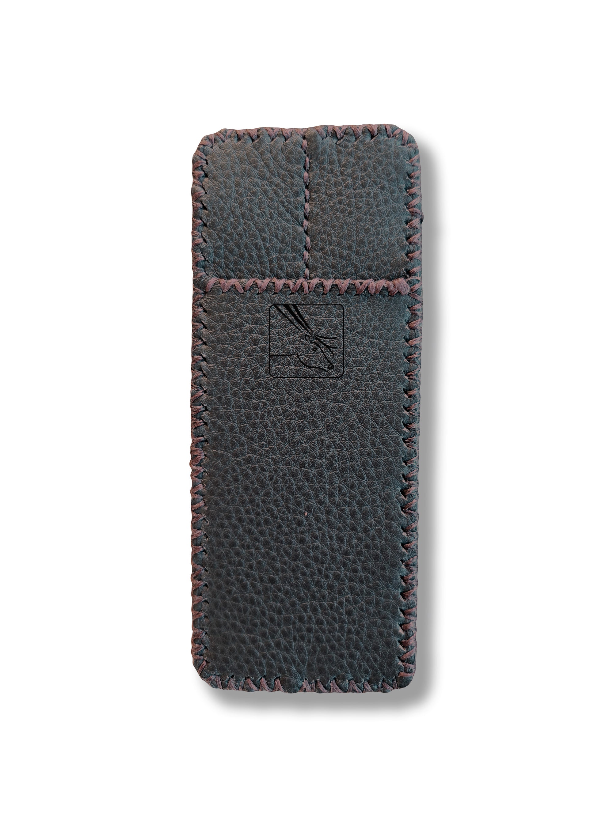 Pioneer Pen Case - Double: Chocolate Brown