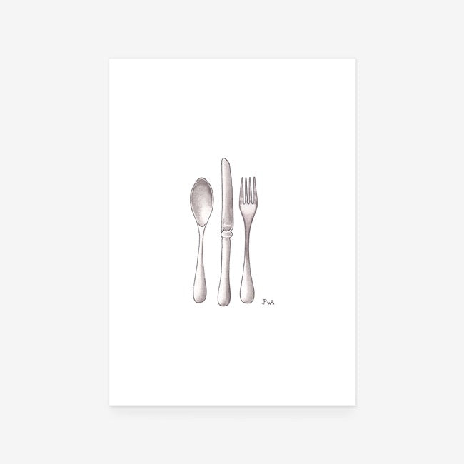 Cutlery Print