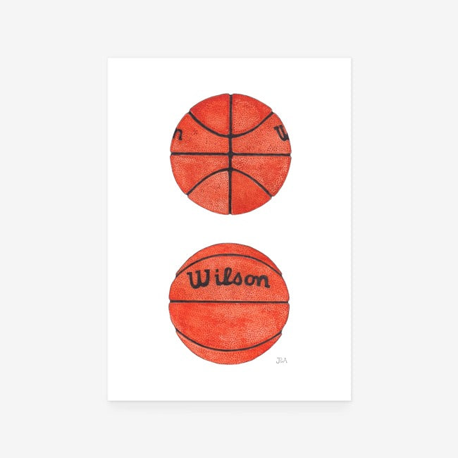 Wilson Basketball Print