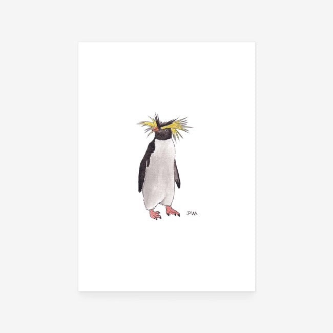 Macaroni Penguin Print